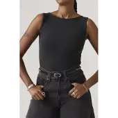 Levi's Cinturón negro / plata