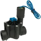 Aqua Control Q160C: Válvula de riego magnética con rosca interior de 1 pulgada, regulador de flujo y electroimán de 24 VAC. Ideal para cualquier sistema de riego subterráneo