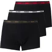 HUGO Calzoncillo boxer oliva / rojo / negro / blanco