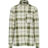 Oxmo Chaqueta polar 'Chia' crema / verde / verde claro