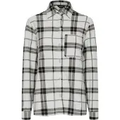 Oxmo Chaqueta polar 'Chia' gris / negro / blanco