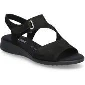 Gabor Sandalias 'Sandale Damen 82.803.47 Nubukleder in schwarz' negro