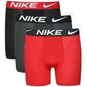 Nike Calzoncillo 'ESSENTIAL' gris oscuro / rojo / negro / blanco