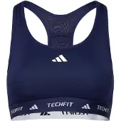 Adidas Sujetador deportivo 'TECHFIT' azul oscuro / blanco