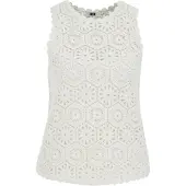 We fashion Top de punto marfil