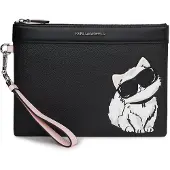 Karl Lagerfeld Bolso de noche 'Ikon Choupette' negro