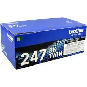 Brother Cartucho De Tinta Tn247bk Twin 2 Unidades