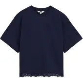 We fashion Camiseta 'Meisjes' azul oscuro