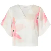 TATUUM Blusa 'Lamari 1' rosa / talco / offwhite