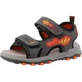 Lurchi Zapatos abiertos 'Rosco' dorado / gris oscuro / naranja / rojo
