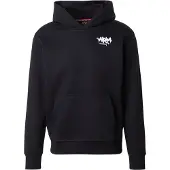Alpha industries Sudadera 'Signature' negro / blanco