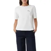 Comma T-shirts White Talla: 38 | Pantalones Outlet | Mujer | Blanco