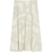 Comma Falda beige / crema