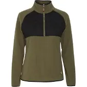 Oxmo Sudadera 'Malita' oliva / negro