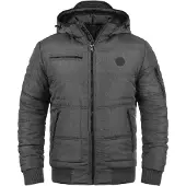 Blend Chaqueta de invierno 'Boris' gris / negro