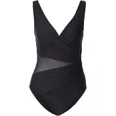 Hunkemoller Bañador moldeador 'Luxe' negro