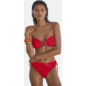 Love & roses Top de bikini rojo
