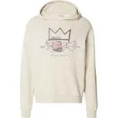 Scotch & Soda Basquiat Washed Artwork Relaxedfit Hoodie Light Pastel Grey Talla: S | Sudaderas con Capucha Outlet | Hombre | Gris