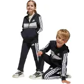 Adidas Chándal 'Essentials Tiberio' negro / blanco
