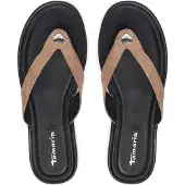 Tamaris Sandalias de dedo taupe