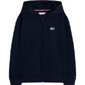 Tommy Hilfiger Sudadera con cremallera 'Tonal Flag Logo Zip-thru' marino