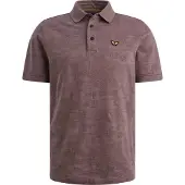 PME Legend Camiseta 'Polo shirt with allover jacquard pattern' lila