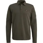 PME Legend Jersey 'American Classic polo with long sleeves' verde oscuro
