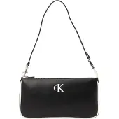 Calvin Klein Bolso de hombro negro / blanco