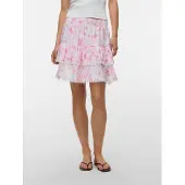 Vero Moda Falda rosa / blanco