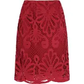 Faina Falda rojo oscuro