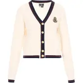 Dreimaster Maritim Cárdigan negro / offwhite