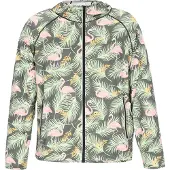 MO Chaqueta de entretiempo antracita / verde claro / rosa