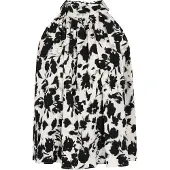 Faina Top 'Fashion Look' crema / negro