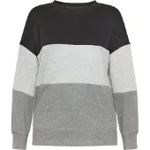 FELIPA Sudadera gris / gris claro / negro