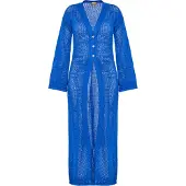 Ebeeza Cárdigan talla grande azul cobalto