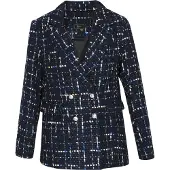 Faina Blazer azul / negro / blanco