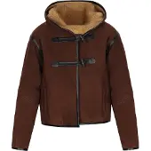 Dreimaster Chaqueta de entretiempo marrón oscuro / negro