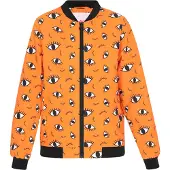 Mymo Chaqueta de entretiempo naranja / negro / blanco