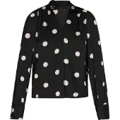 Faina Blusa crema / negro