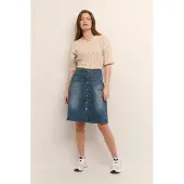 Cream Falda 'CR Lone' azul denim / marrón claro