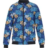 MO Chaqueta de entretiempo azul / marino / naranja / blanco