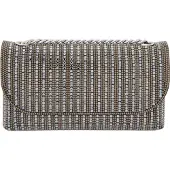 Faina Bolso de hombro beige oscuro / negro / plata