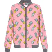 Mymo Chaqueta de entretiempo amarillo / gris / menta / rosa claro