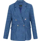 Faina Blazer 'Fashion Look' azul / verde / negro