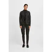 Ichi Blazer 'Ruti' negro / blanco