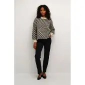 Kaffe Jersey 'Verana' beige / negro