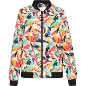 Mymo Chaqueta de entretiempo turquesa / rojo / negro / offwhite