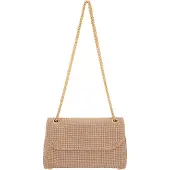 Faina Bolso de mano champán / rosa claro