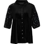 Faina Blusa negro