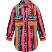 Mymo KIDS Chaqueta de entretiempo turquesa / naranja oscuro / rosa / negro